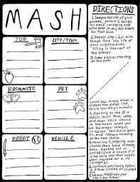 Birthday Games For Teens Image Result For Mash Instructions How To Play Sleepovergames Sleepover Party Games Sleepover Activities Sleepover Games