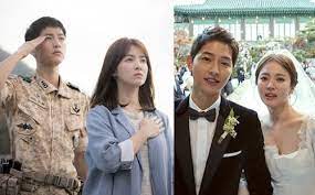 Tahniah Song Joong Ki Song Hye Kyo Kini Sah Suami Isteri Pasangan Kekasih Drama Descendants Of The Sun Iaitu Song Joongk Song Hye Kyo Descendants Suami