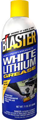 It will can ruin rubber but i haven't seen it. White Lithium Grease Blastercorp
