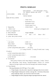 Berikut ini link download format profil sekolah file excel yang saya dapatkan dari contoh profil sekolah pada smp rujukan pelaksanaan k13. Doc Profil Sekolah E M Brahmantya Academia Edu