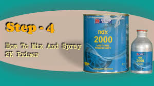 step 4 how to mix and spray 2k primer