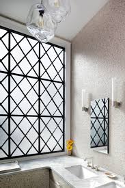 Explore elegant leaded and beveled designs today! Bathroom With Leaded Glass Windows Transitional Bathroom