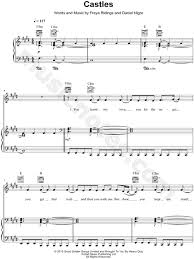 Freya Ridings Castles Sheet Music In E Major Transposable Download Print Sheet Music Digital Sheet Music E Major
