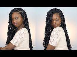 Easy Passion Twist Tutorial No Slip Rubber Band Crochet Method Youtube Twist Hairstyles Black Natural Hairstyles Natural Hair Styles