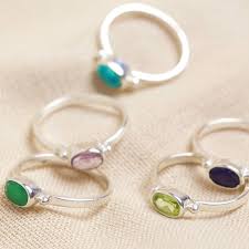 Shop our wide selection of stunning gemstone rings, sure to compliment any hand. Sterling Silver Gemstone Ring Lisa Angel