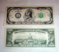 That is an impressive resume, but how did salmon chase wind up appearing on the $1,000,000 bill? Amazon Com Traditional One Million Dollar Bill Single Toys Games