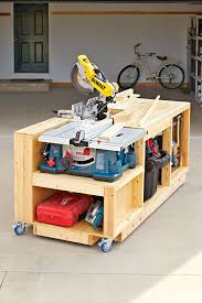 On A Roll Mobile Tool Bench Plan From Wood Magazine Woodworking Bench Plans Woodworking Shop Projects Woodworking Bench