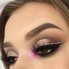 Black And Blue Inner Corner Of Eye Pin On Makeup