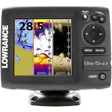 Lowrance Elite 5 Hdi Combo Fishfinder Gps Chartplotter