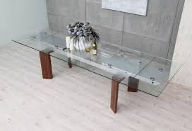 At room service 360°, top italian furniture designers give the modern dining table the respect it deserves. Modrest Bijou Contemporary Extendable Walnut Glass Dining Table Dining Tables Dining