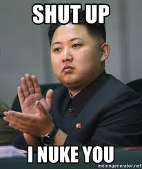 Kim jong un blocked out the sun. Kim Jong Un Nuke Memes
