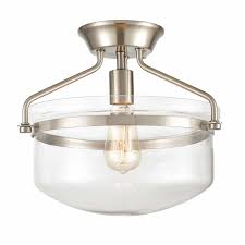 Contemporary ceiling lights kitchen fixture semi flush. Black Modern Semi Flush Kitchen Ceiling Light Claxy