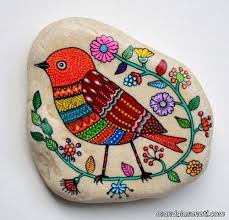 Tas Boyama Sanati Nasil Yapilir Sekilleri Nelerdir Sanat Boyali Kayalar Taslar