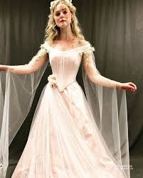 Elle Fanning Aurora Off The Shoulder Tulle Wedding Dress In Movie Maleficent 2