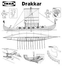 Ikea Viking Longship Wikingerschiff Schiff Drachenboot