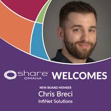 SHARE Omaha is thrilled to announce and welcome 2 new leaders to SHARE  Omaha's Board of Directors! Teresa Mardesen, SHARE Omaha executive  director, says, "We are honored to welcome Chris and Demi