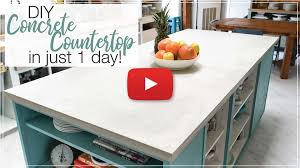 Can i make my own concrete countertops. Fast Diy Concrete Countertops In A Day Houseful Of Handmade