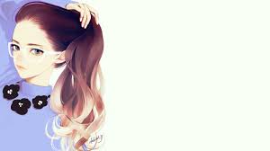 Thank you for review from @ spaghettioshirt color: Wallpaper Long Hair Anime Girls Glasses Ponytail Eye Hand Hairstyle 1545x869 Criseva01 33726 Hd Wallpapers Wallhere