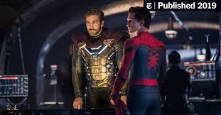 In the film's trailer, peter parker's classmates describe mysterio as like iron man and thor rolled all into one, a pretty accurate description for one. Spider Man Far From Home The Screenwriters Explain The Twists The New York Times