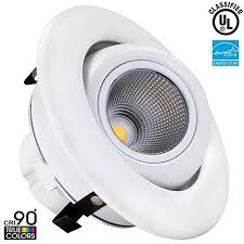 10w 4 Inch Dimmable Gimbal Directional Retrofit Led Recessed Lighting Fixture 75w Equivalent 2700k Warm Whit Retrofit Recessed Lighting Downlights Energy Star