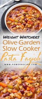 Olive Garden Slow Cooker Pasta Fagioli Recipe All About Your Power Recipes Slow Cooker Pasta Pasta Fagioli Recipe Slow Cooker Slow Cooker Pasta Fagioli