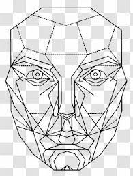 Golden Ratio Face Mathematics Facial Transparent Png Golden Ratio Kids Art Journal Geometric Face