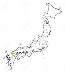  36 articles of interest near yamaguchi, japan. Map Of Japan With The Provinces Yamaguchi Is Highlighted In Yellow Royalty Free Cliparts Vectors And Stock Illustration Image 60438511