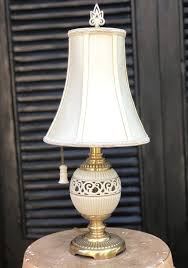 Low price guarantee on all quoizel lights! Reserved For Betty Lamps With Silk Shades Pair Silk Shades Silk Lampshade Lamp