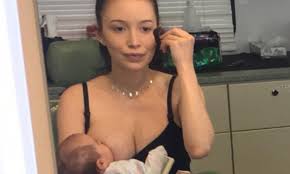 Christian Serratos claps back at breastfeeding backlash | Daily Mail Online