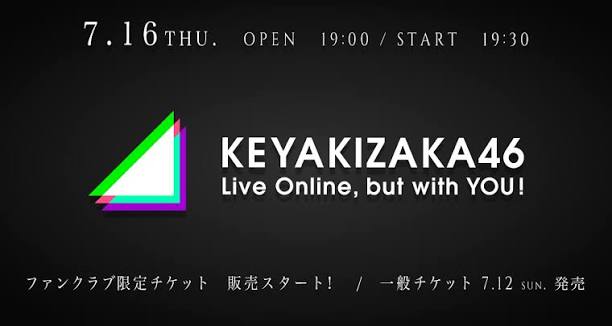 KEYAKIZAKA46 Live Online, but with YOU!
