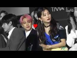 Due to her busy schedule, . 190424 Bts Jimin Red Velvet Seulgi Moments Fact Music Awards 2019 Seulmin Youtube