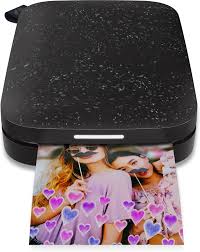 hp sprocket 200 black photo printer printers printers scanners computers accessories electronics accessories virgin megastore