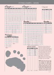 Discount Dance Supply Size Charts