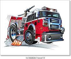 Freeart Fa13684026 Fire Trucks Truck Art Art Cars