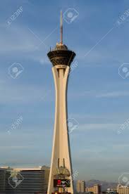 The tallest building in las vegas is the fontainebleau resort las vegas, which rises 735 feet (224 m) and was topped out in early 2009. Las Vegas November 12 2014 Stratosphere Hotel And Casino On The Las Vegas Strip The Tower Is The Tallest Building In Las Vegas Stock Photo Picture And Royalty Free Image Image 40905383