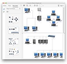 Convert A Computer Network Diagram To Adobe Pdf Conceptdraw