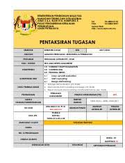 Diploma mekanikal kimplan, kolej vokasional slim river. Pentaksiran Tugasan 1 Docx Kementerian Pendidikan Malaysia Bahagian Teknik Dan Vokasional Aras 5 6 Blok E14 Kompleks E Pusat Pentadbiran Kerajaan Course Hero