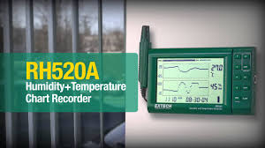 rh520a humidity temperature chart recorder with detachable