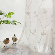 Maybe you would like to learn more about one of these? Sheer Curtain Love Fantasy White Leaf Voile Curtain Voila Voile