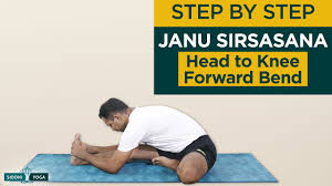 Janu Sirsasana Head To Knee Forward Bend Pose Benefits How To Do By Yogi Sandeep Siddhi Yoga Youtube