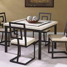 Stay updated about stainless steel table and chairs. Izzy White Table Cm3384rt Furniture Of America Dining Room Sets Metal Furniture Design Metal Dining Chairs Welded Furniture