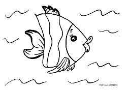 Disegni Di Pesci Da Stampare E Colorare Gratis Portale Bambini Sea Fish Coloring Coloringpages Coloringinspirat Disegni Di Pesci Colori Disegni A Mano