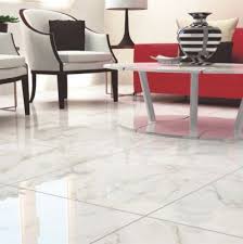 Carrara White High Gloss Ceramic Tile Floor Decor Ceramic Floor Ceramic Floor Tile Porcelain Tile Floor Living Room
