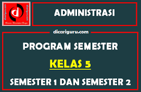 Sementara program semester dibuat di awal semester ganjil dan semester genap. Program Semester Promes Kelas 5 Sd Tahun Ajaran 2021 2022 Dicariguru Com