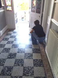 Floor strippers (strong detergents) are available in hardware stores, janitorial supplys and tool rental outlets where you may rent floor scrubing machines along with all the accessories. Re Sealing A Terrazzo Floor Stone Cleaning And Polishing Tips For Terrazzo Floors