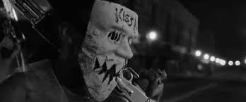 Years after sparing the man who killed his son, former police sergeant barnes has become head of security for senator charlie roan, a presidential candidate targeted for death on purge night due to her vow to eliminate the purge. Kiss Me Purge Mask Costume Purge Mask