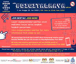 Cara hantar sijil kempen hour of code 2020 edisi #dudukrumah. Jom Sertai Kempen Hour Of Code Hoc 2020 Edisi Digitalraya Dari 9hb 22hb Jun 2020 Pendidik Digital My