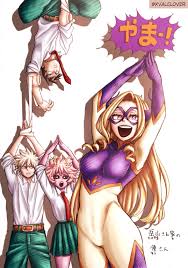 I colored Horikoshis new Mt. lady sketch! : rBokuNoHeroAcademia