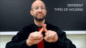 Types Of Housing Asl American Sign Language Youtube Sign Language Phrases Sign Language Sign Language Chart