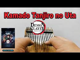 Demon Slayer Kamado Tanjiro No Uta Ep19 End Kalimba Easy Practice Youtube Anime Songs Kamado Music Notes